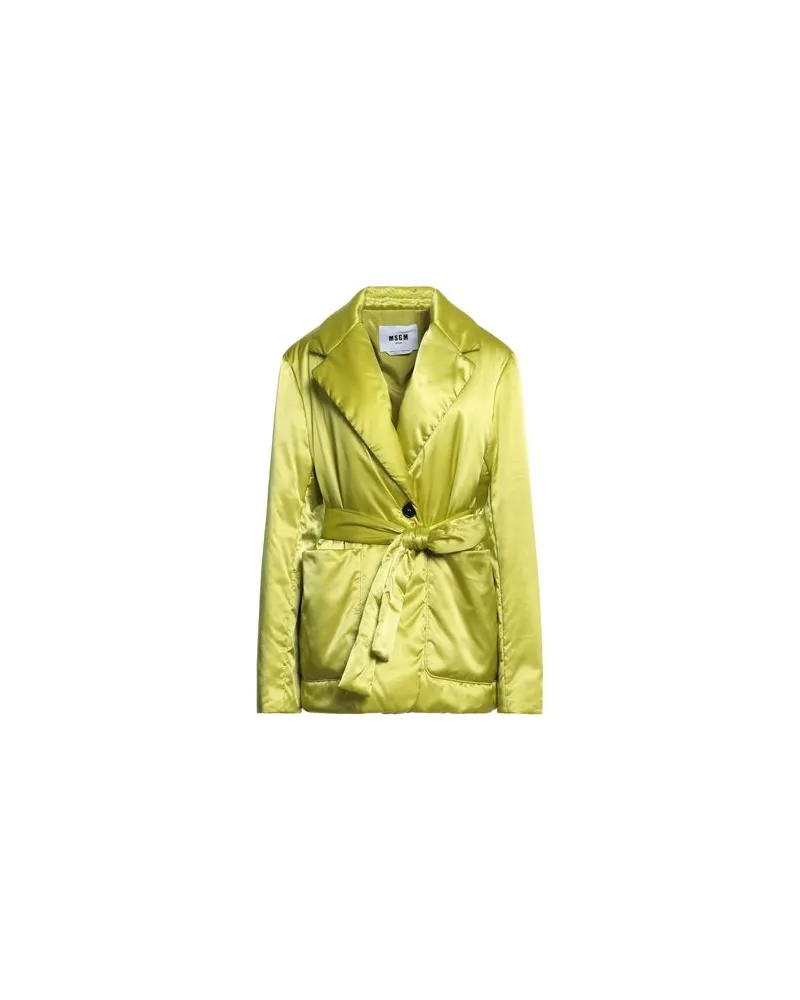 MSGM JACKEN & MÄNTEL - Mäntelauf YOOX.COM Limettengrün