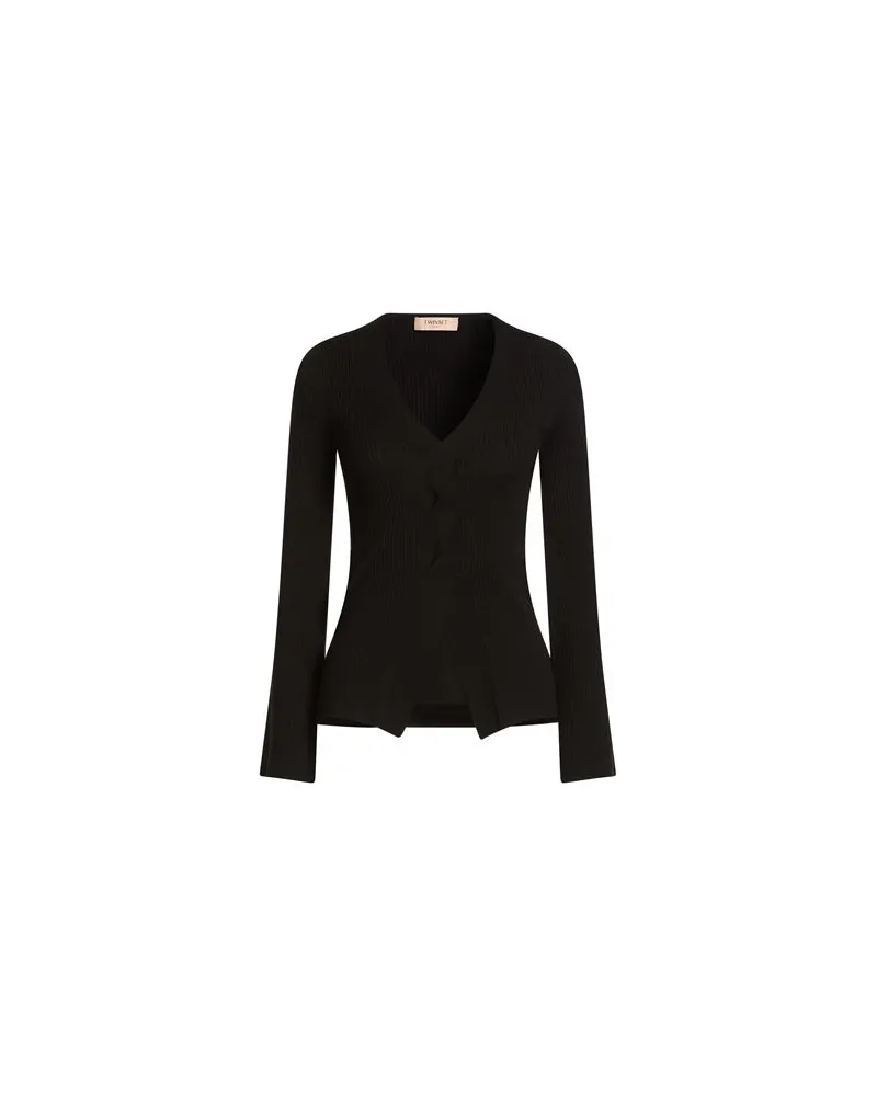 Twin-Set STRICKWAREN - Pulloverauf YOOX.COM Schwarz