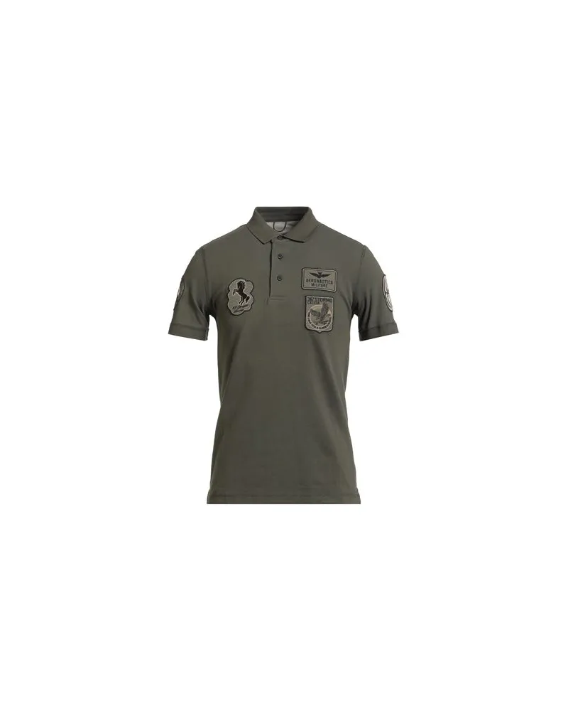 Aeronautica Militare TOPS - Poloshirtsauf YOOX.COM Militärgrün