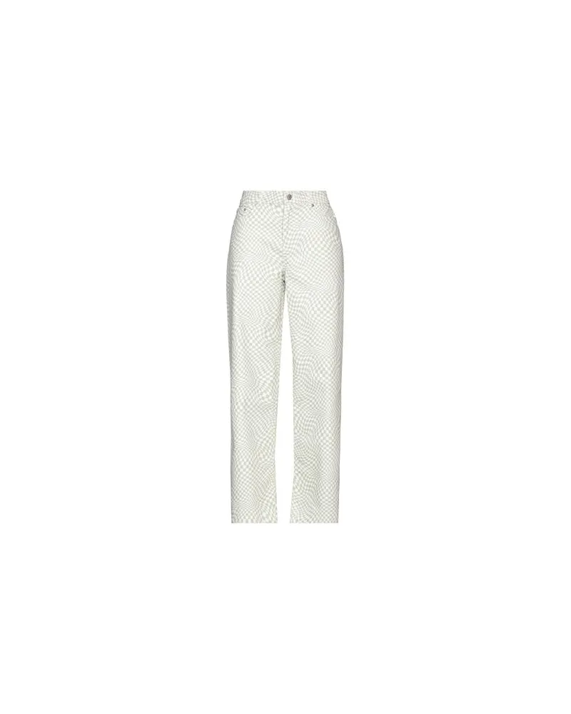 NA-KD HOSEN & RÖCKE - Jeanshosenauf YOOX.COM Salbeigrün