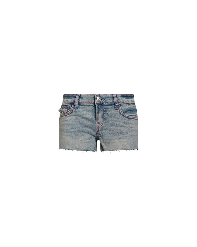 True Religion HOSEN & RÖCKE - Jeansshortsauf YOOX.COM Blau