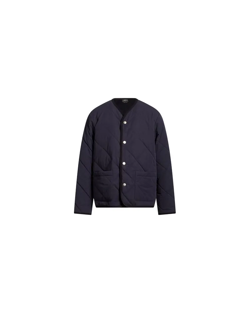 A.P.C. JACKEN & MÄNTEL - Pufferjacken & Daunenjackenauf YOOX.COM Marineblau