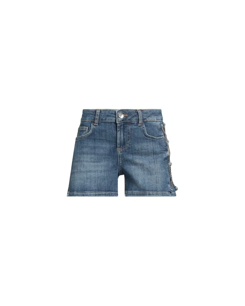 Liu Jo HOSEN & RÖCKE - Jeansshortsauf YOOX.COM Blau