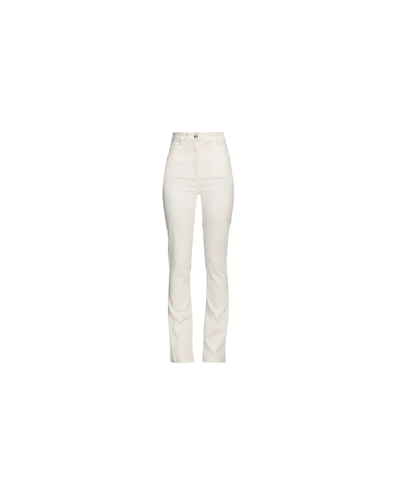 Liu Jo HOSEN & RÖCKE - Jeanshosenauf YOOX.COM Elfenbein