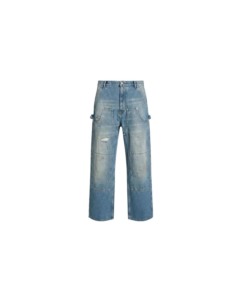 Moschino HOSEN & RÖCKE - Jeanshosenauf YOOX.COM Blau