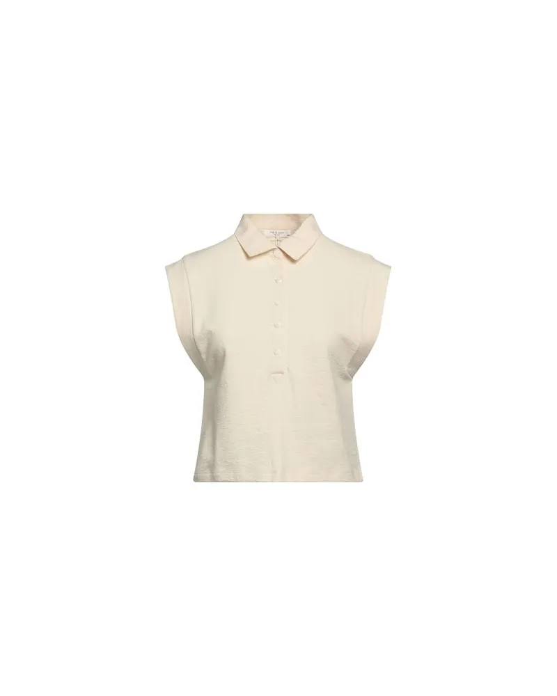 Rag & Bone TOPS - Poloshirtsauf YOOX.COM Cremeweiß