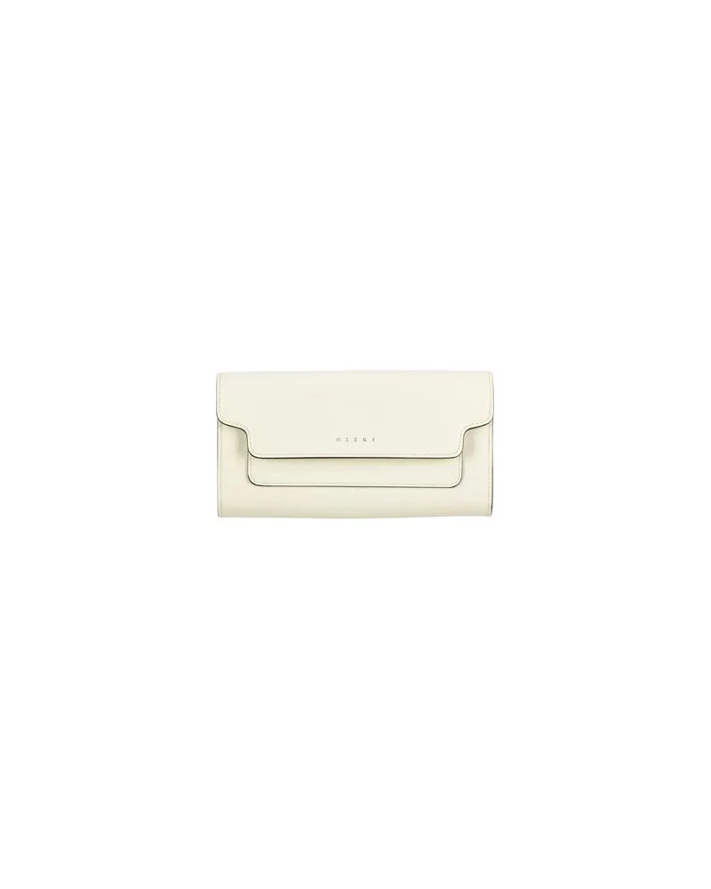 Marni Kleinlederwaren - Brieftaschenauf YOOX.COM Elfenbein