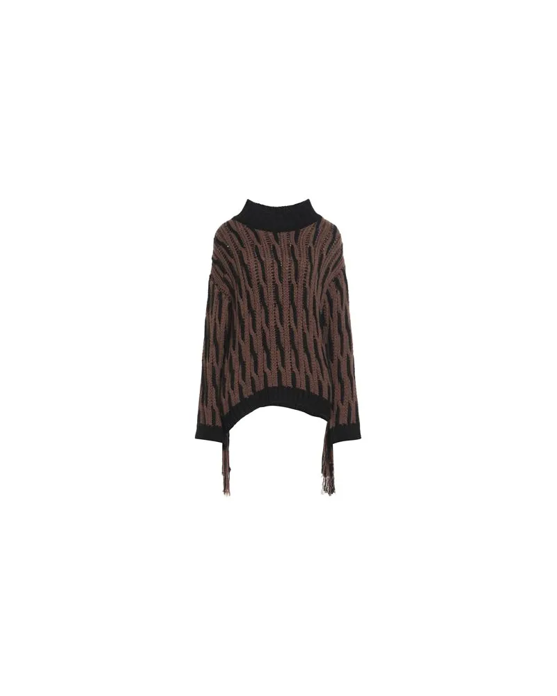 Kaos STRICKWAREN - Rollkragenpulloverauf YOOX.COM Schwarz