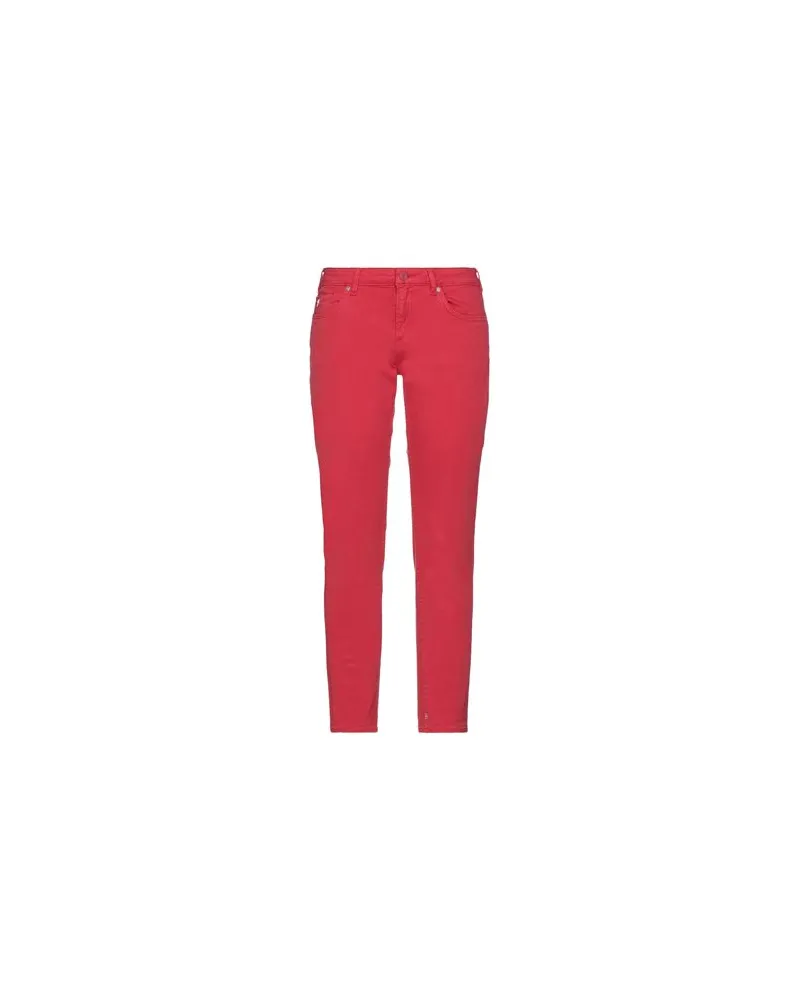 Maison Scotch HOSEN & RÖCKE - Jeanshosenauf YOOX.COM Rot