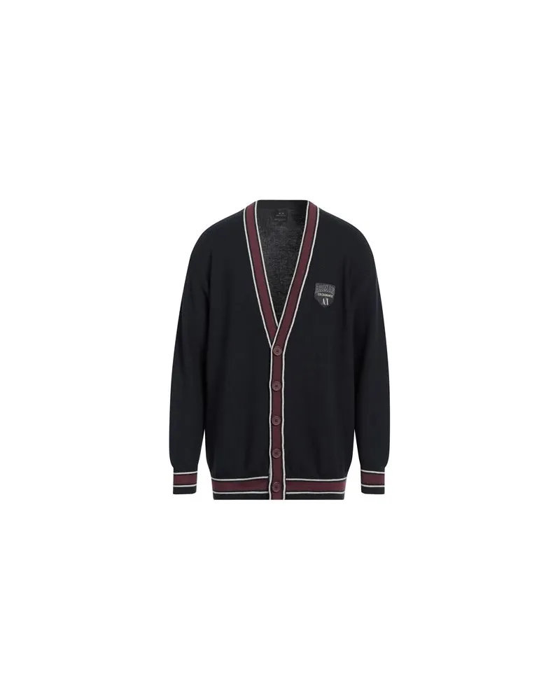 Armani Exchange STRICKWAREN - Strickjackenauf YOOX.COM Marineblau