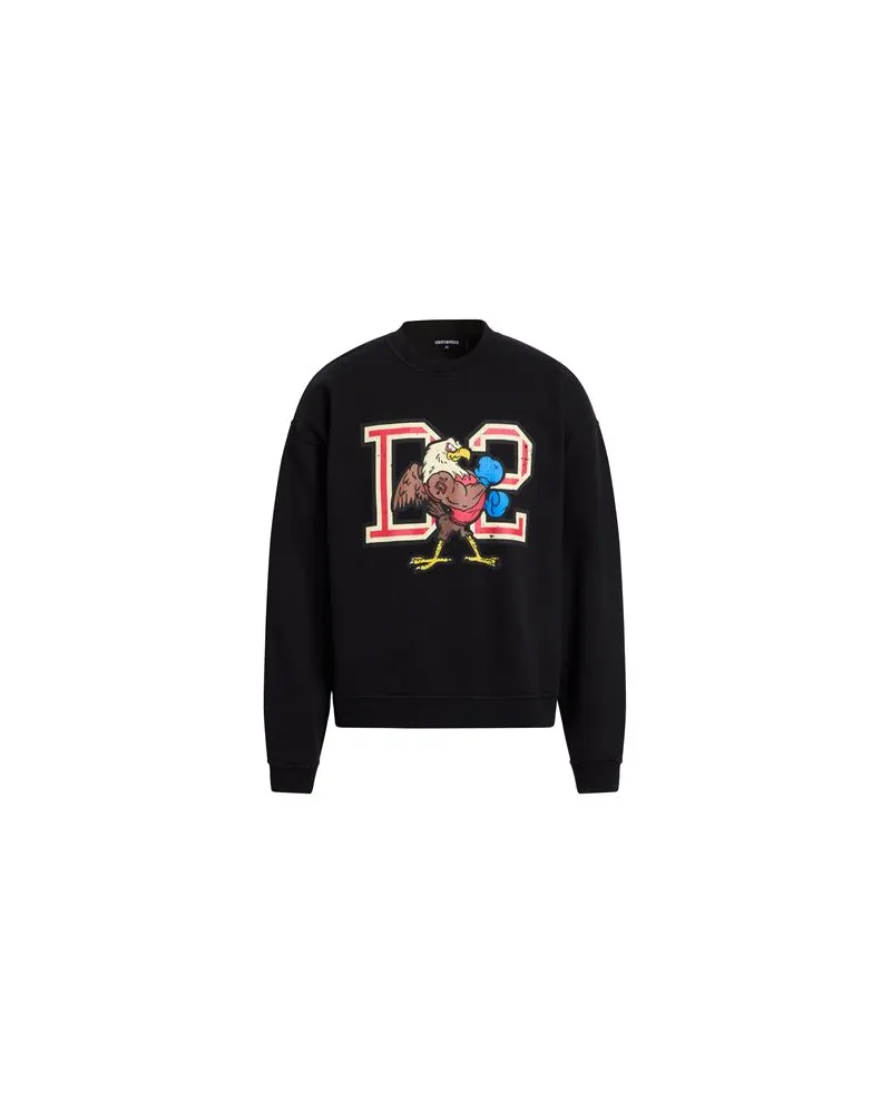 Dsquared2 TOPS - Sweatshirtsauf YOOX.COM Schwarz