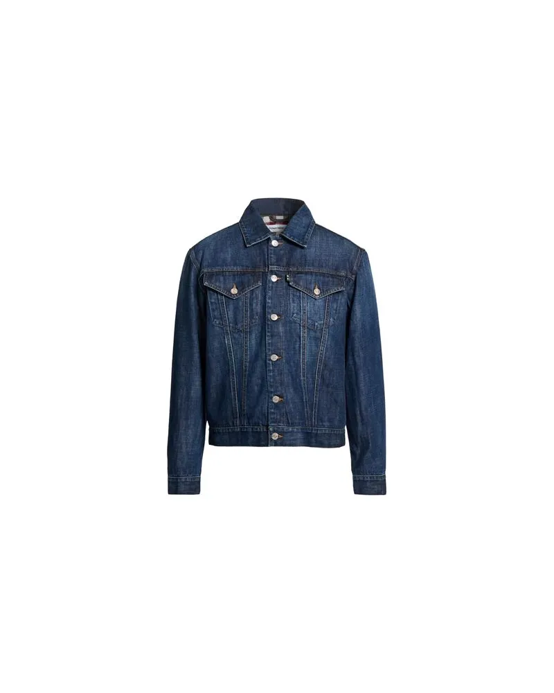 Department 5 JACKEN & MÄNTEL - Jeansjacken/Mäntelauf YOOX.COM Blau