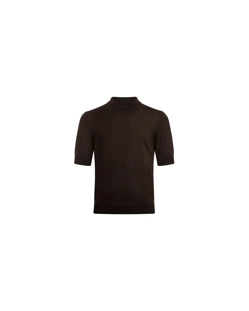 Filippo de Laurentiis STRICKWAREN - Rollkragenpulloverauf YOOX.COM Schokobraun