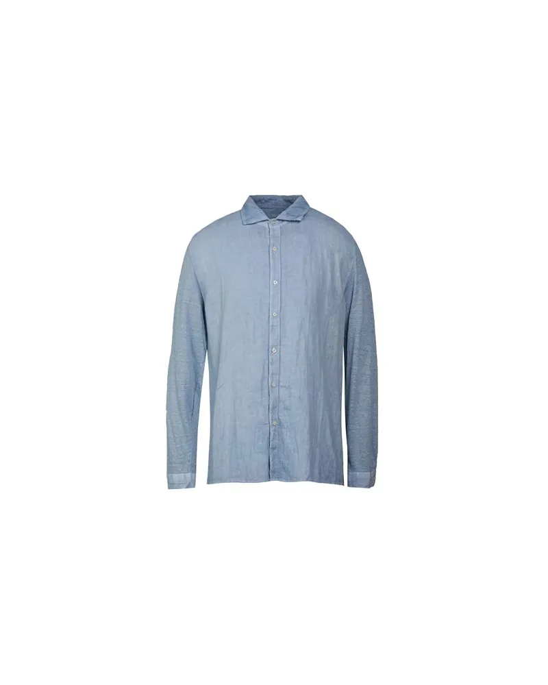 120% Lino TOPS - Hemdenauf YOOX.COM Himmelblau