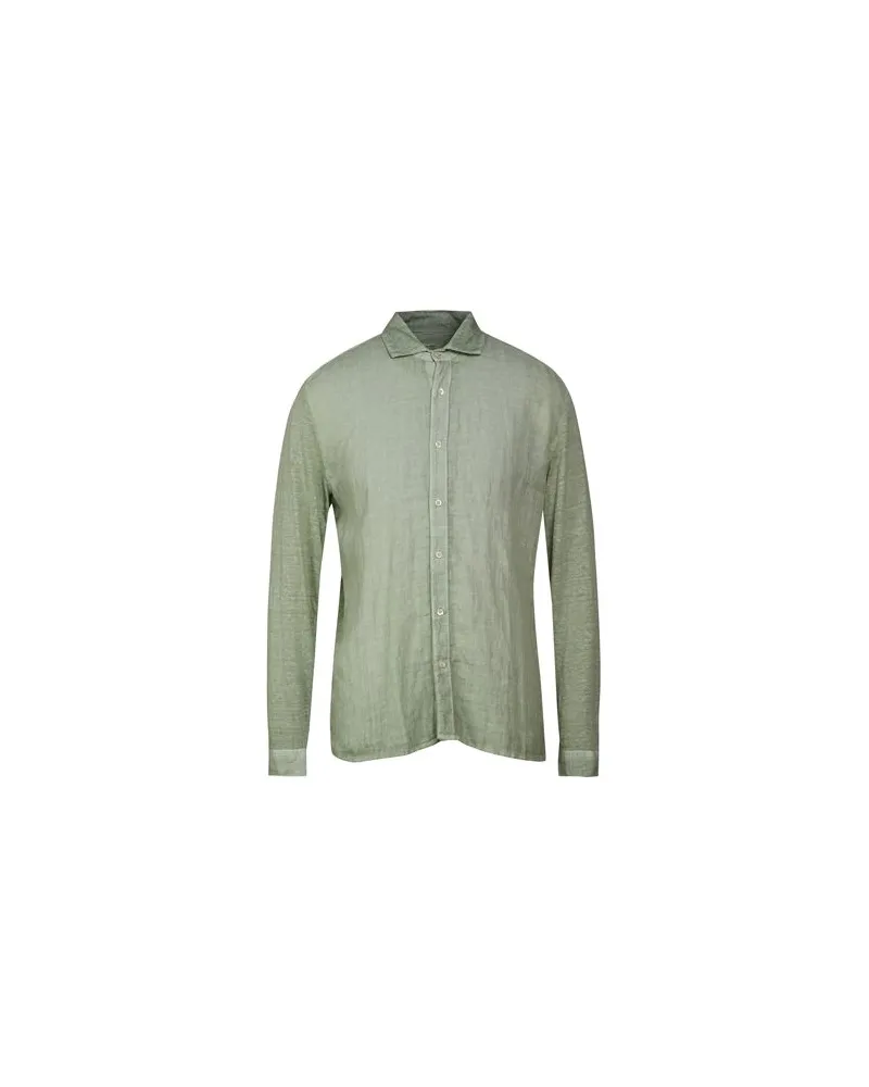 120% Lino TOPS - Hemdenauf YOOX.COM Salbeigrün