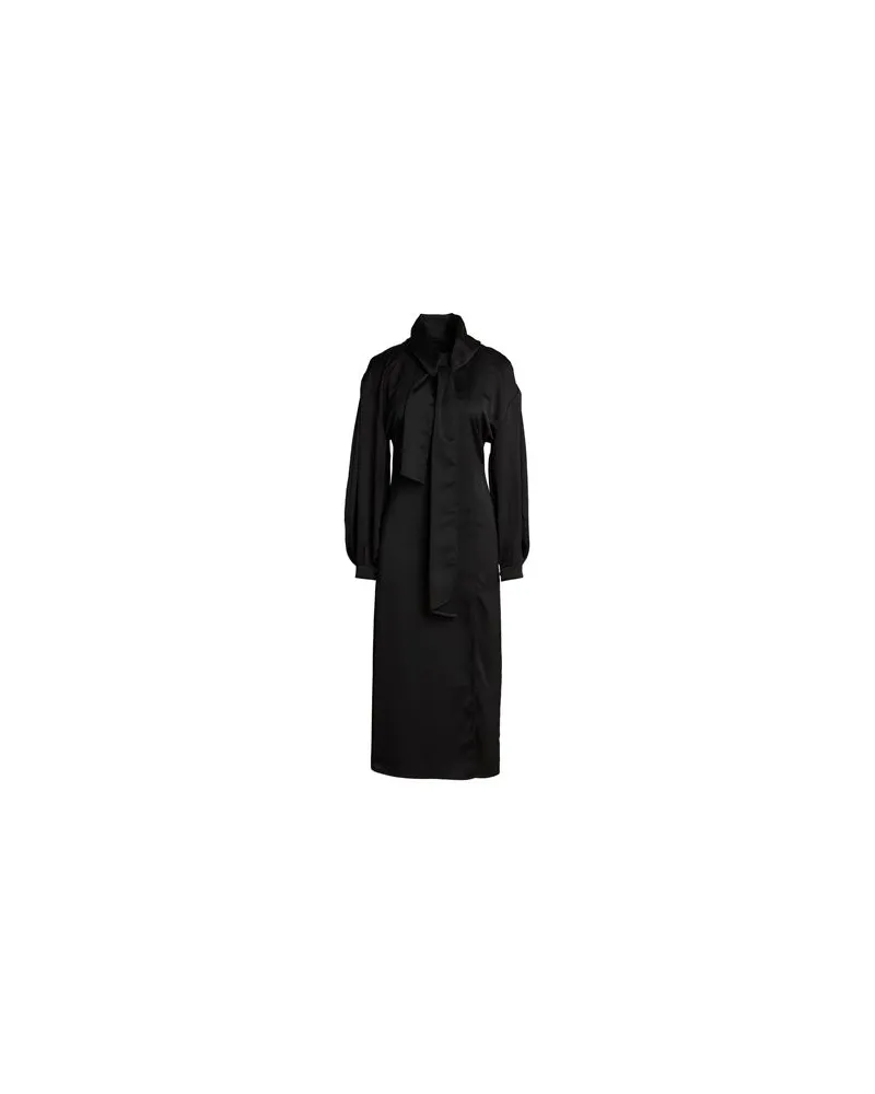 Icona By Kaos KLEIDER - Maxi-Kleiderauf YOOX.COM Schwarz