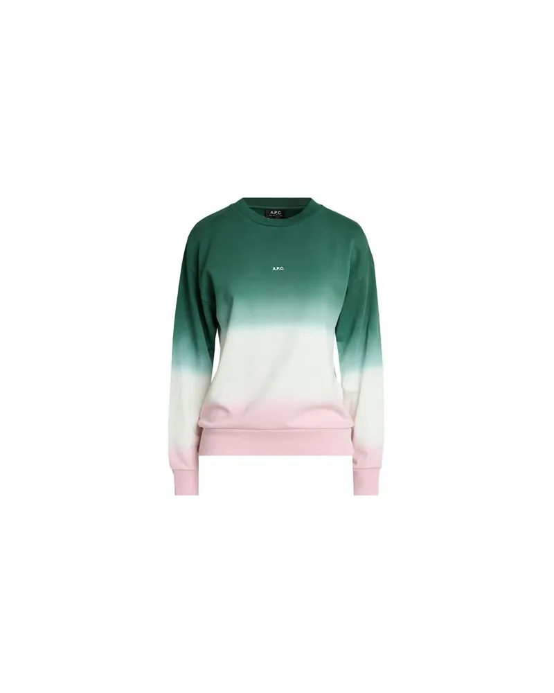 A.P.C. TOPS - Sweatshirtsauf YOOX.COM Grün