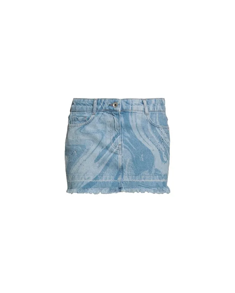 Patrizia Pepe HOSEN & RÖCKE - Jeansröckeauf YOOX.COM Blau