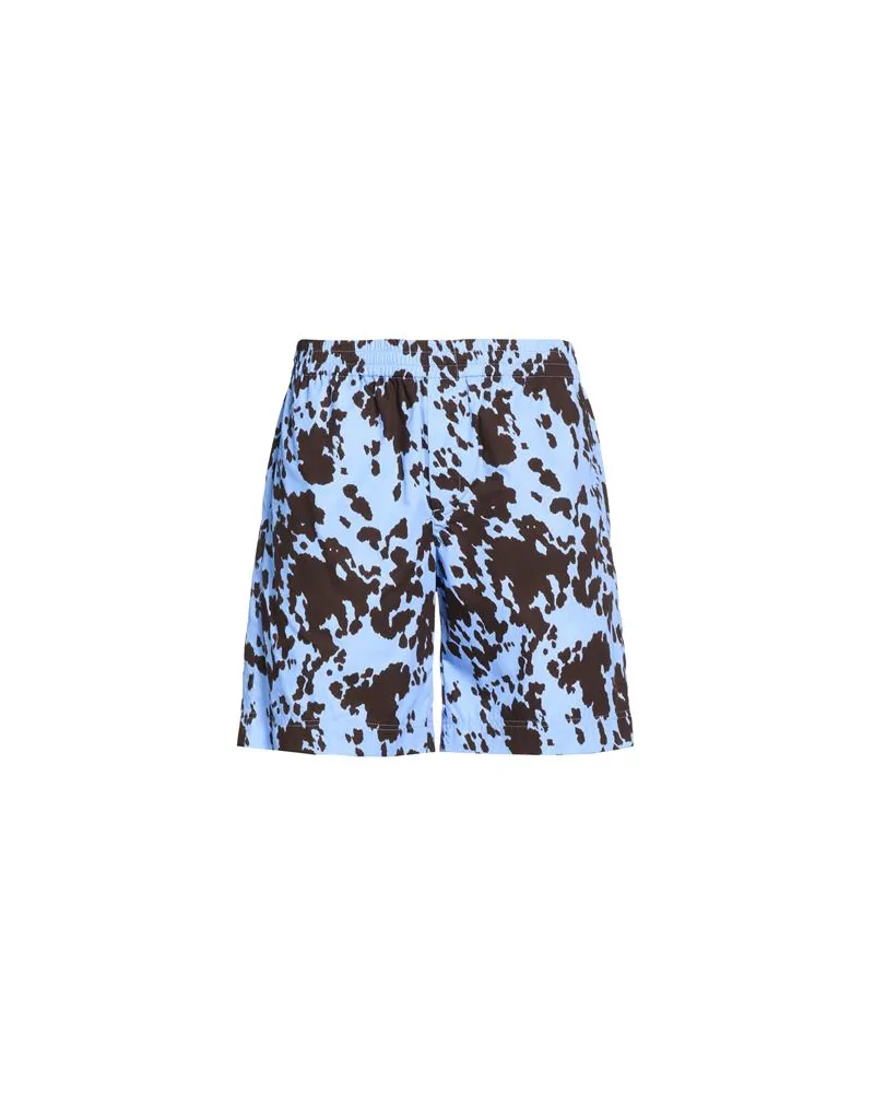 MSGM HOSEN & RÖCKE - Shorts & Bermudashortsauf YOOX.COM Azurblau