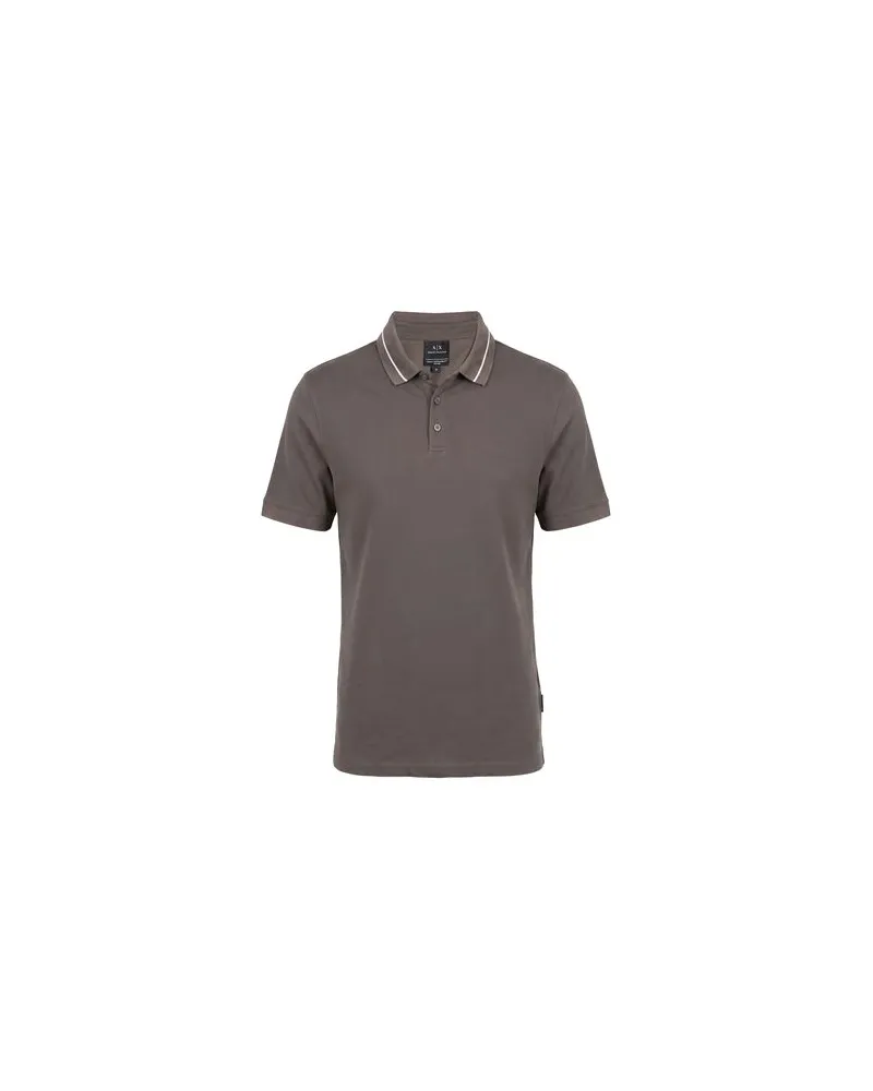 Armani Exchange TOPS - Poloshirtsauf YOOX.COM Grau