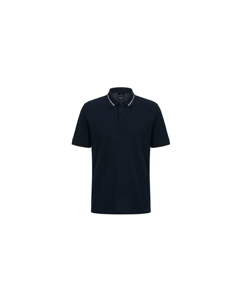 Armani Exchange TOPS - Poloshirtsauf YOOX.COM Nachtblau