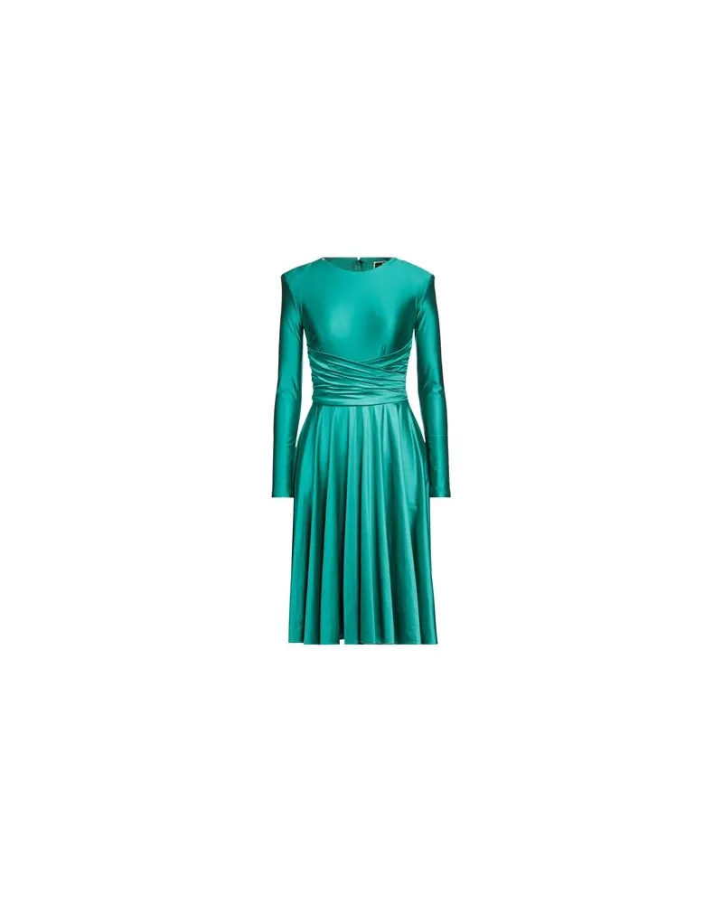 Elisabetta Franchi KLEIDER - Midi-Kleiderauf YOOX.COM Smaragdgrün