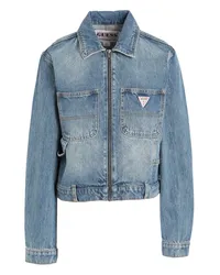 Guess Jeansjacke/-mantel Blau