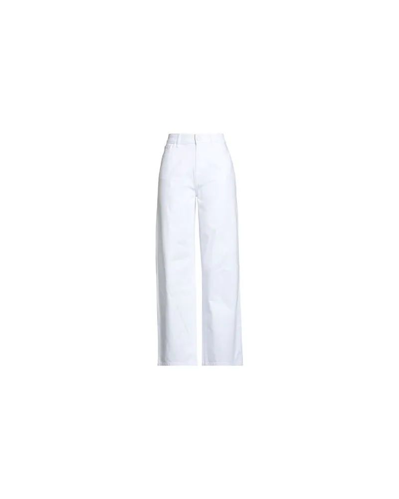 Raf Simons HOSEN & RÖCKE - Jeanshosenauf YOOX.COM Weiß