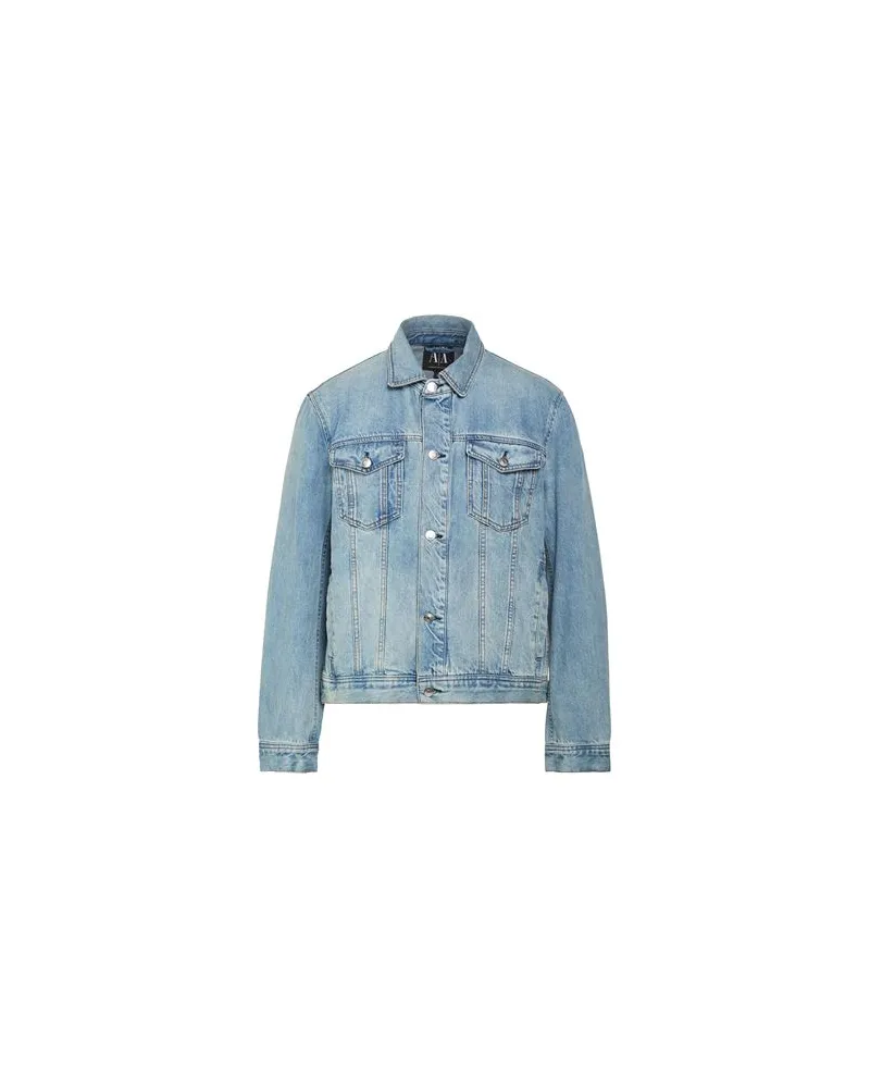 Armani Exchange JACKEN & MÄNTEL - Jeansjacken/Mäntelauf YOOX.COM Blau