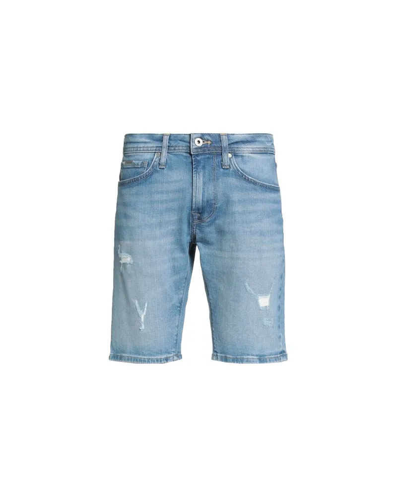 Pepe Jeans HOSEN & RÖCKE - Jeansshortsauf YOOX.COM Blau