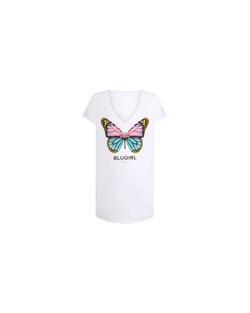 Blumarine TOPS - T-shirtsauf YOOX.COM Weiß