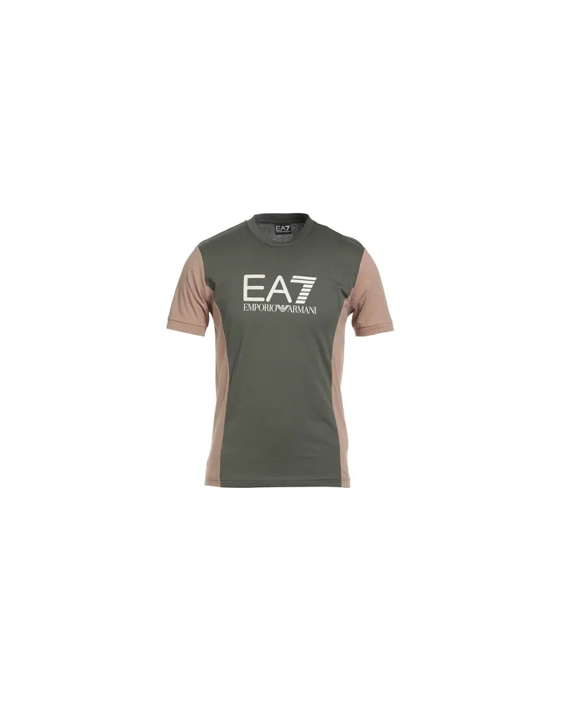 EA7 TOPS - T-shirtsauf YOOX.COM Militärgrün