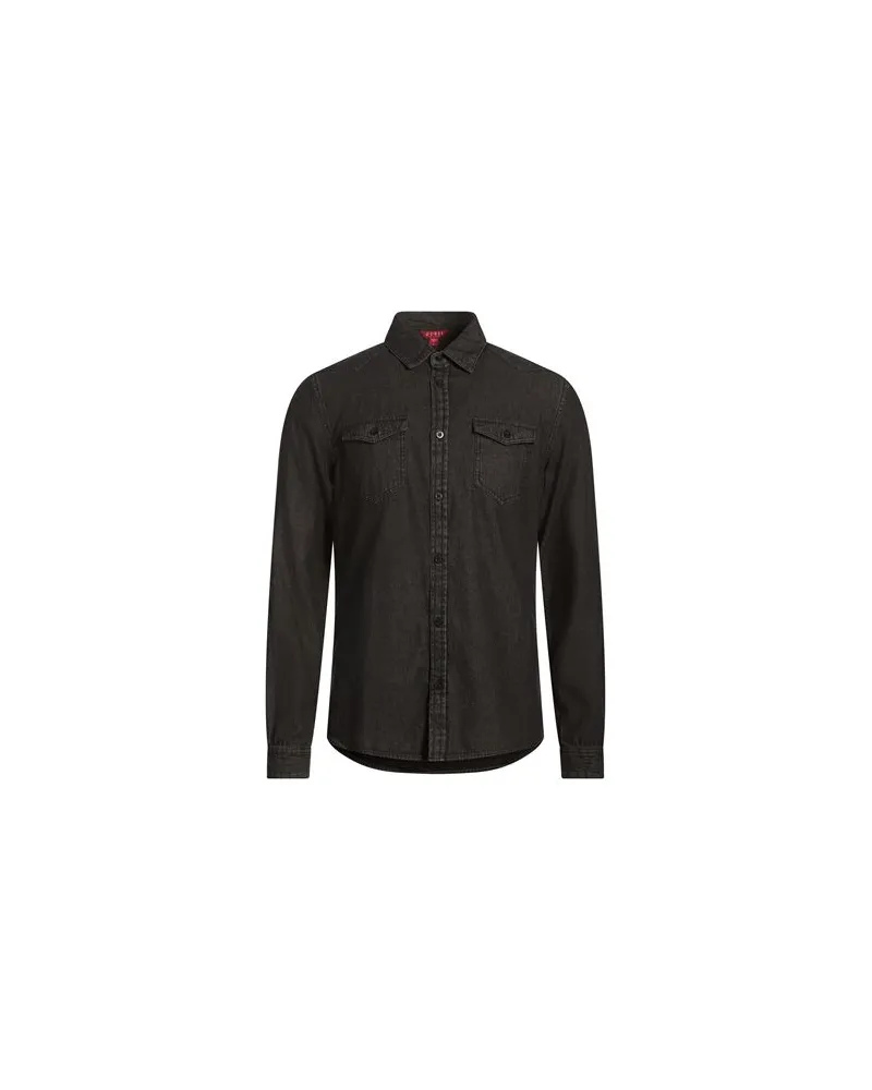 Guess TOPS - Jeanshemdenauf YOOX.COM Braungrau