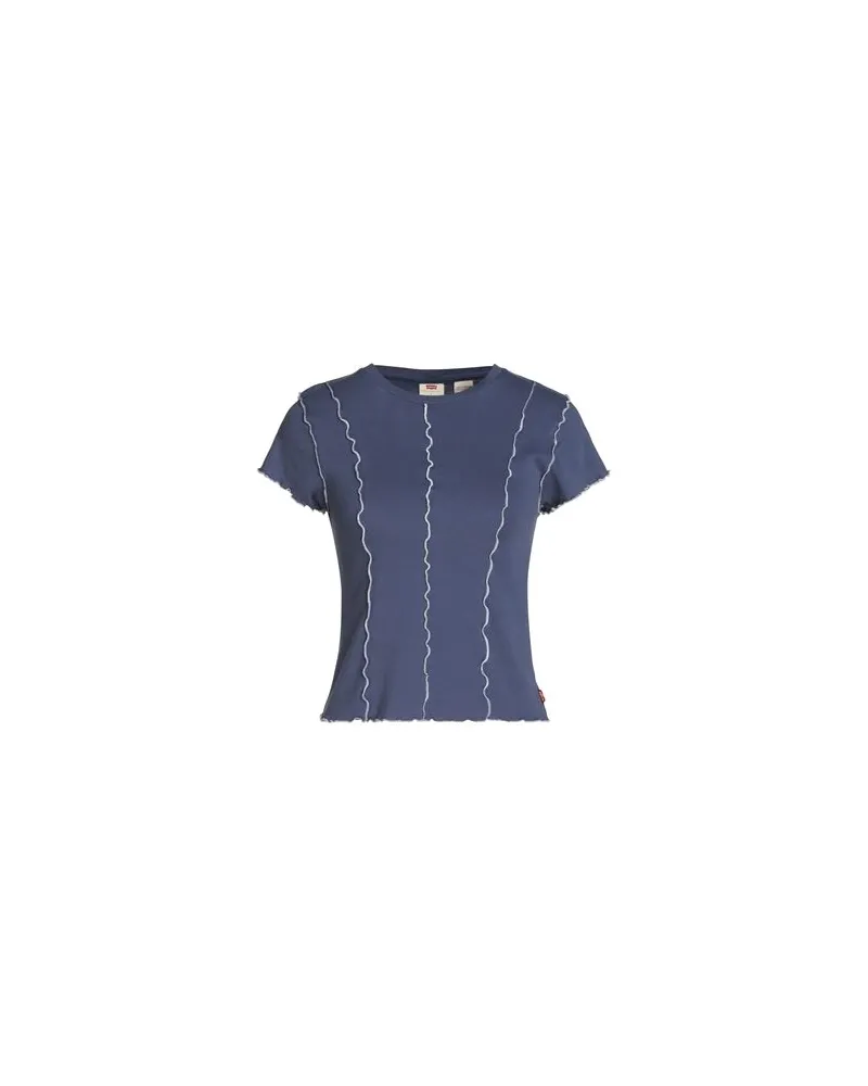 Levi's INSIDE OUT SEAMED  - TOPS - T-shirtsauf YOOX.COM Marineblau