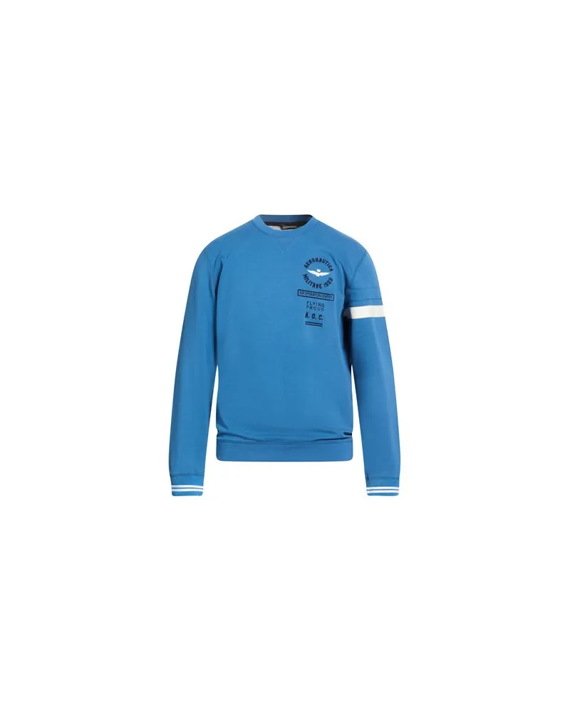 Aeronautica Militare TOPS - Sweatshirtsauf YOOX.COM Taubenblau
