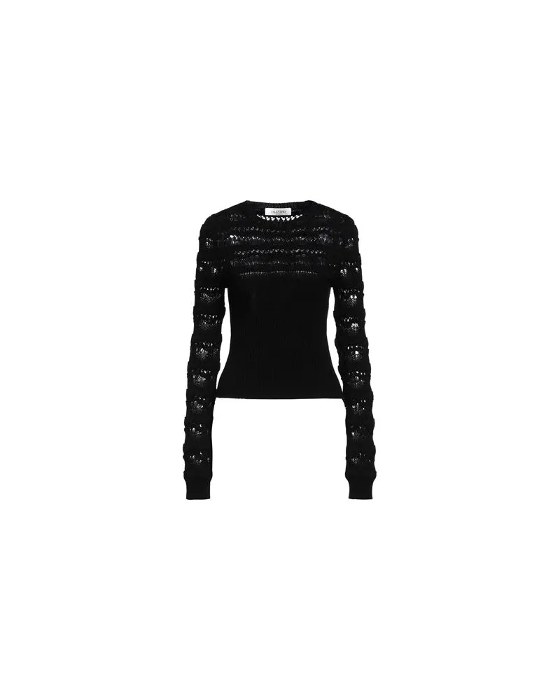 Valentino Garavani STRICKWAREN - Pulloverauf YOOX.COM Schwarz