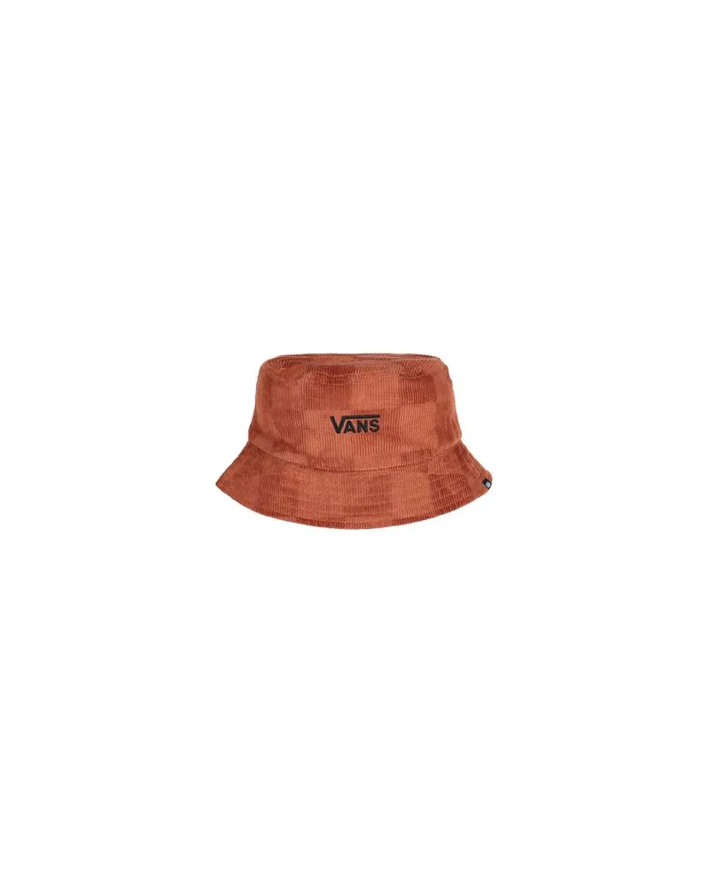 Vans DUSK DOWNER CHECK BUCKET HAT  - ACCESSOIRES - Mützen & Hüteauf YOOX.COM Rostrot