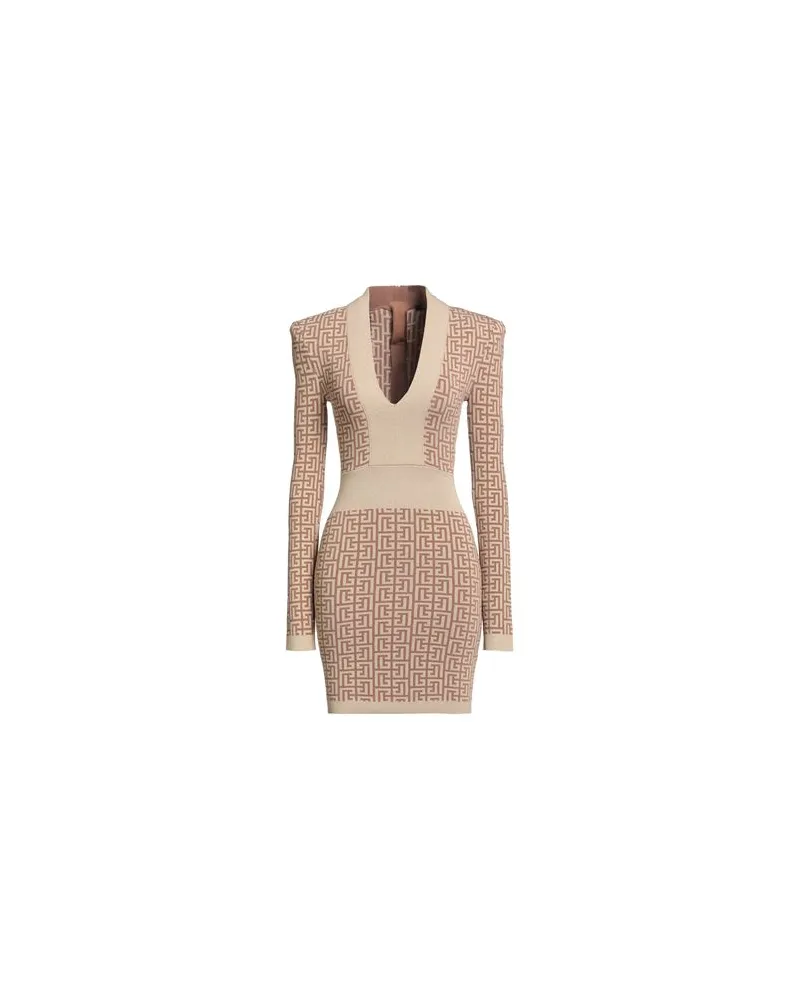 Balmain KLEIDER - Mini-Kleiderauf YOOX.COM Kamel