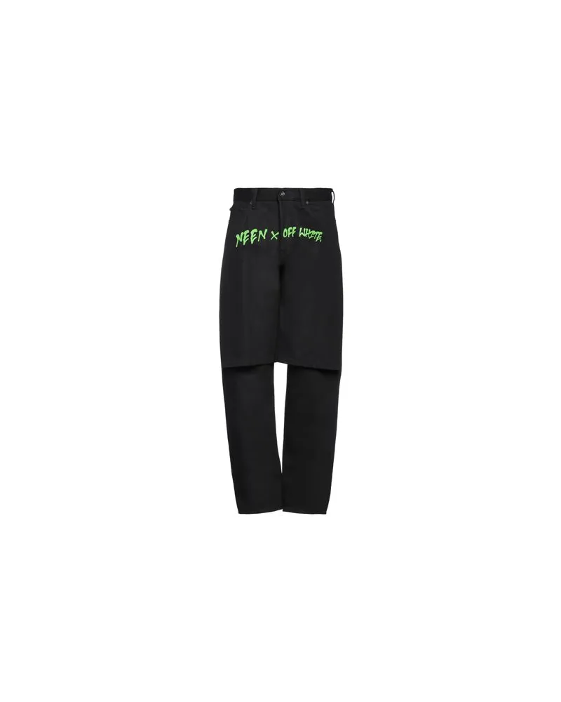 OFF-WHITE HOSEN & RÖCKE - Jeanshosenauf YOOX.COM Schwarz