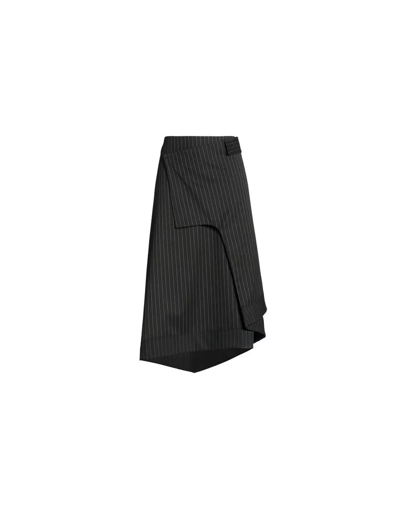 MALLONI HOSEN & RÖCKE - Midi-Röckeauf YOOX.COM Schwarz