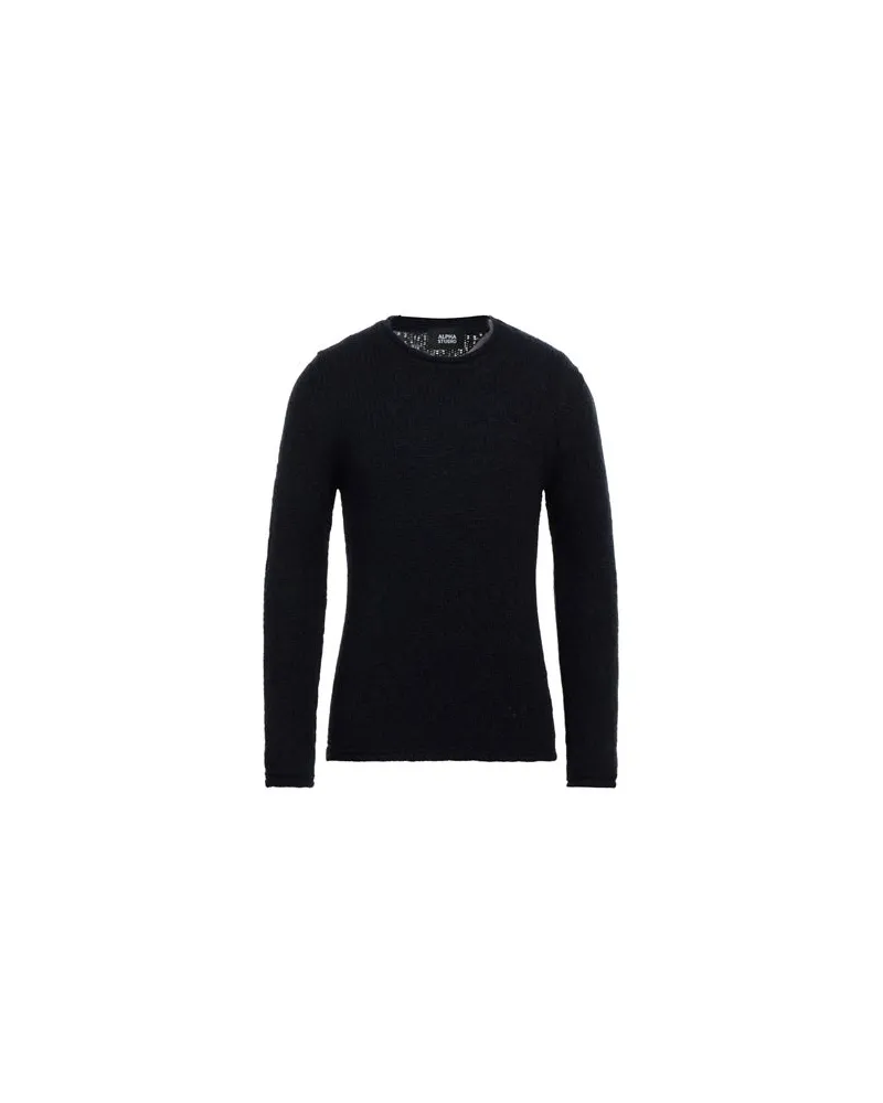 Alpha Studio STRICKWAREN - Pulloverauf YOOX.COM Nachtblau