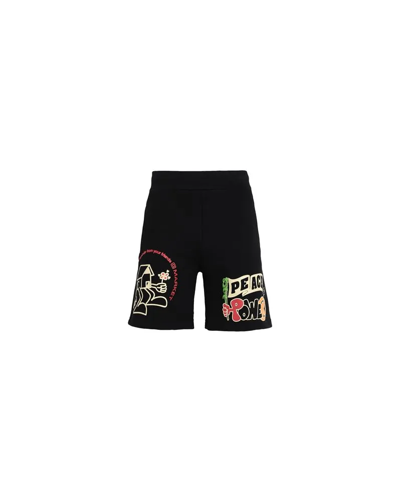 Market PEACE AND POWER SWEATSHORTS - HOSEN & RÖCKE - Shorts & Bermudashortsauf YOOX.COM Schwarz