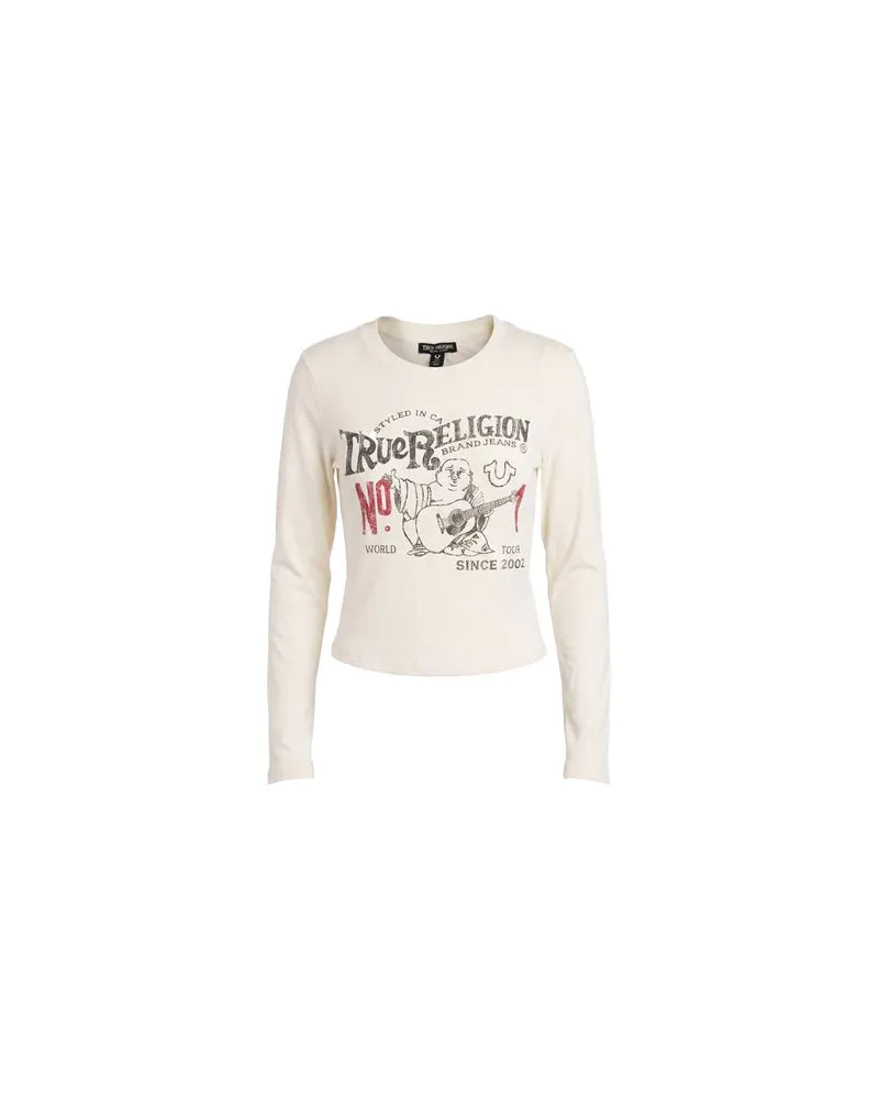 True Religion TOPS - T-shirtsauf YOOX.COM Elfenbein