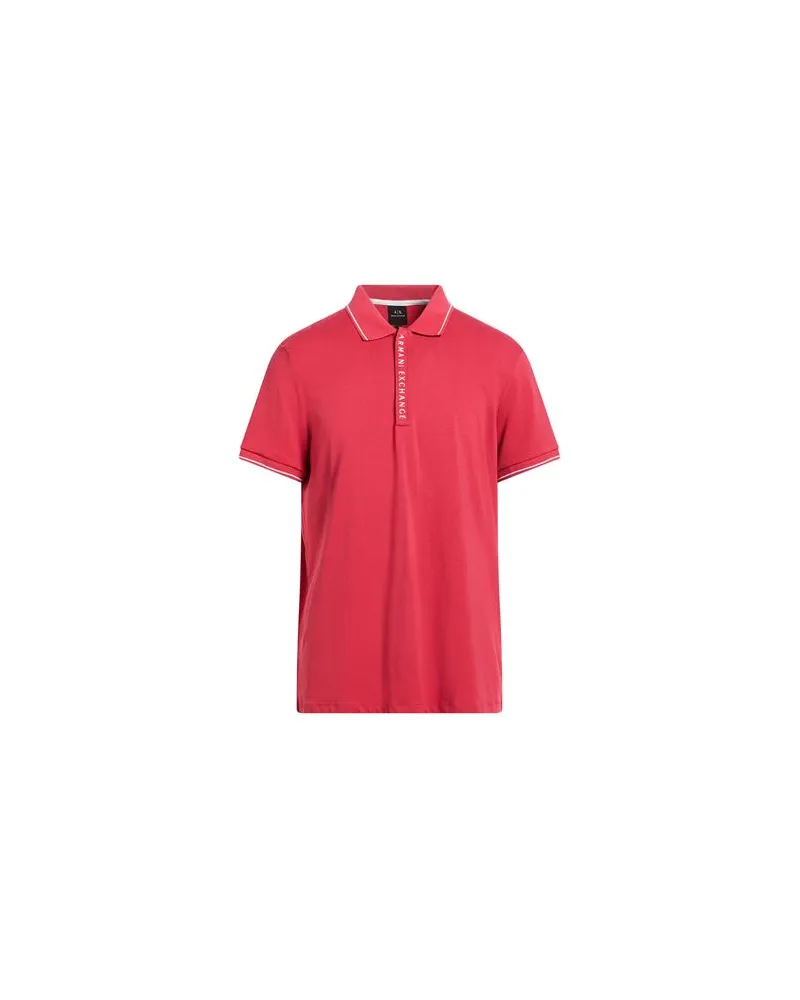 Armani Exchange TOPS - Poloshirtsauf YOOX.COM Rot