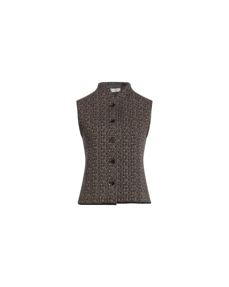 SIYU STRICKWAREN - Strickjackenauf YOOX.COM Schokobraun