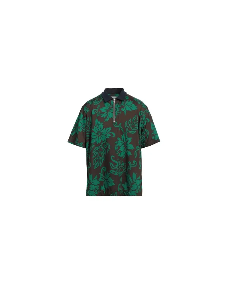 Sacai TOPS - Poloshirtsauf YOOX.COM Dunkelgrün
