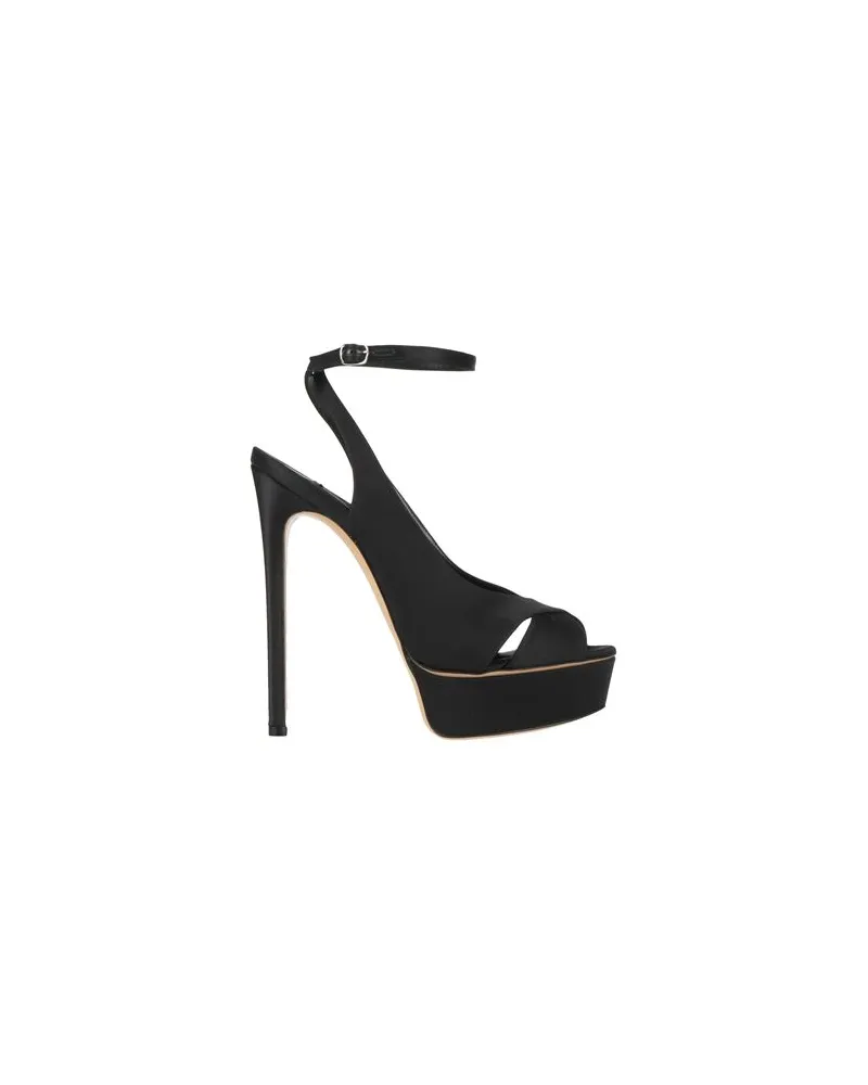 Casadei SCHUHE - Sandalenauf YOOX.COM Schwarz