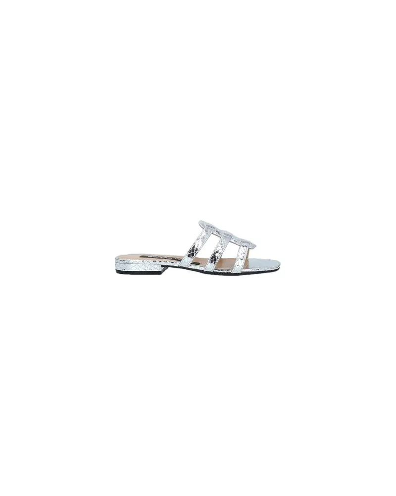 Sergio Rossi SCHUHE - Sandalenauf YOOX.COM Silber
