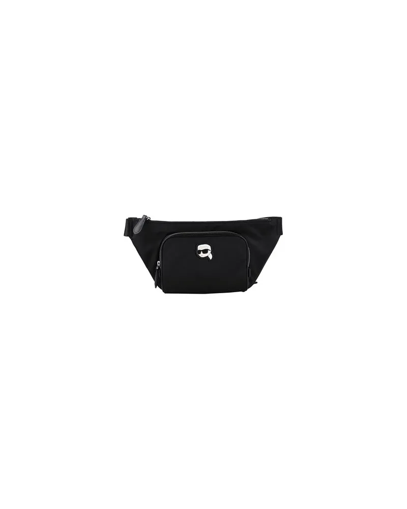 Karl Lagerfeld K/IKONIK 2.0 NYLON BUMBAG  - TASCHEN - Gürteltaschenauf YOOX.COM Schwarz