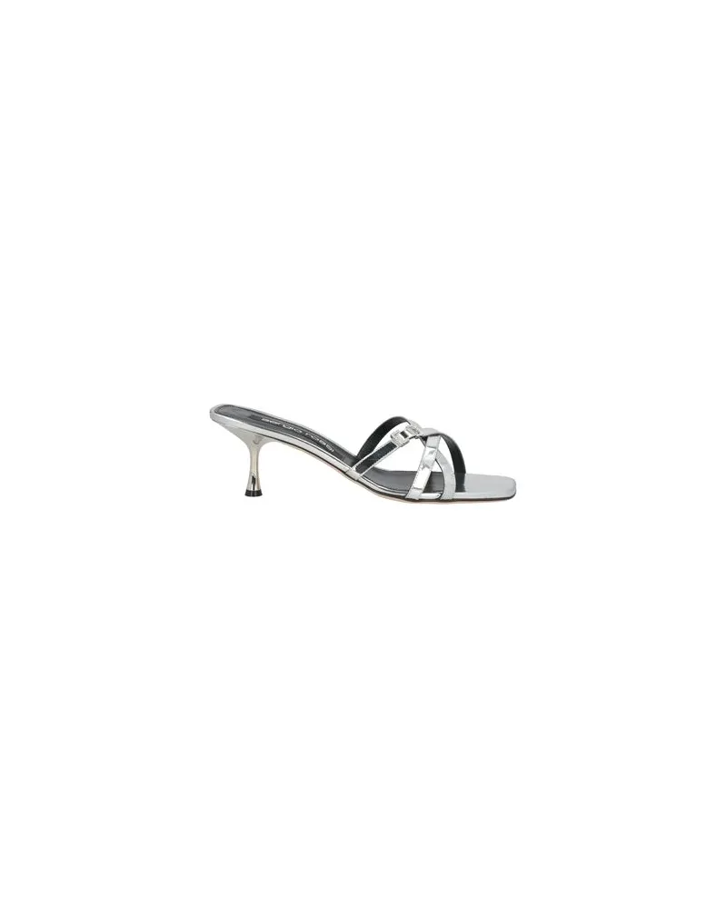 Sergio Rossi SCHUHE - Sandalenauf YOOX.COM Silber